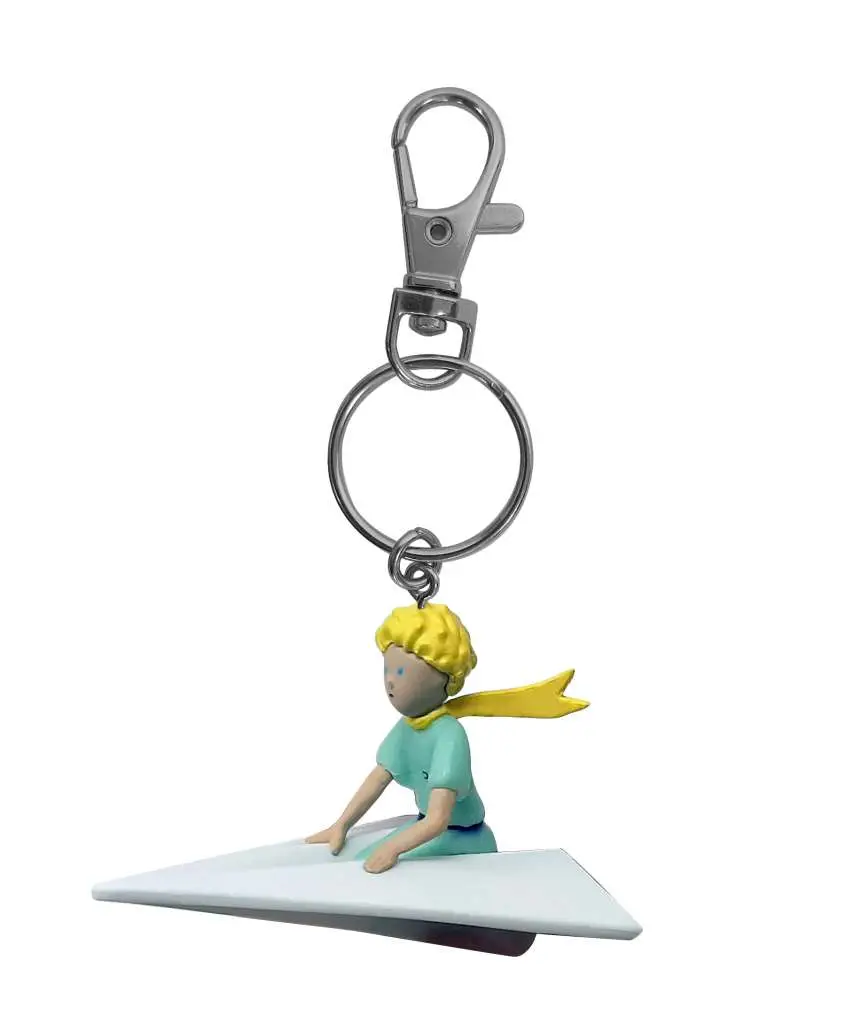 Porte-clés little prince on the paper plane
